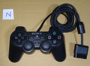 PS2 プレステ2　SONY　コントローラー　純正　ブラック　N