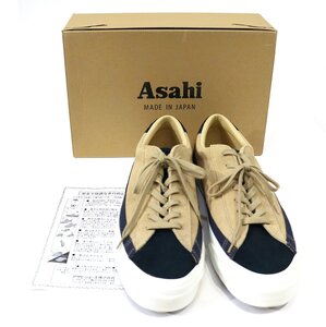 Asahi (アサヒシューズ) ASAHI BELTED LOW SUEDE M020 / アサヒ ベルテッドロー スエード KF2044 - Made in Japan 未使用品 NAVY 28.0cm