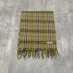 希少カラー　BURBERRY LONDON バーバリー　カシミヤ　マフラー