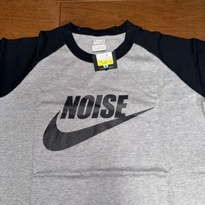 新品未使用　NIKE SPORTSWEAR NSW NOISE LS TEE GRAY/BLACK Sサイズ　藤原ヒロシ