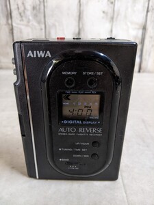 AIWA/アイワ HS-J15 ステレオラジオカセットレコーダー ジャンク品