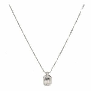 【中古】 Harry Winston ハリーウィンストン HW ロゴ ネックレス PEDPRD16HWL ダイヤモンド 23019214 RS