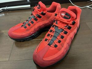 人気カラー! 早い者勝ち 程度上 NIKE ナイキ AIRMAX 95 OG HABANERO RED エアマックス95 28cm AT2865-600 ハバネロレッド