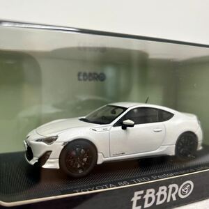 EBBRO 1/43 TOYOTA 86 TRD Performance Line White エブロ トヨタ ZN6 ホワイト カスタム ミニカー モデルカー