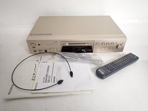 【録再可能】SONY MDプレーヤー MDS-JE780 ソニー リモコン・説明書付き ★ 6FDC4-1