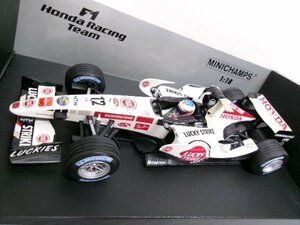 ミニチャンプス 1/18 ホンダ レーシング F1 チーム RA106 #12 J.バトン 2006 タバコデカール仕様 (8179-597)