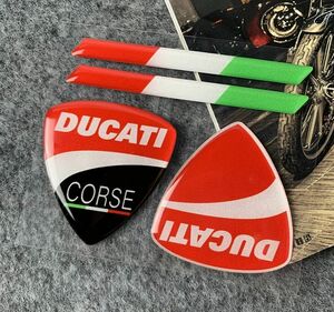 ★アウトレットセール★新品 MotoGP RACING ドゥカティ Ducati スーパースポーツ 3d立体 ステッカー レーシング シール デカール 反射