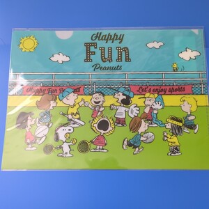 ★スヌーピー★阪急百貨店【うめだスヌーピーフェスティバル】★Happy Fun Peanuts★A4 クリアファイル★⑤ラスト！