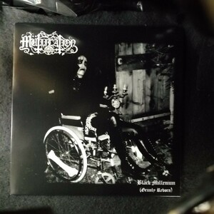 D04 中古LP 中古レコード　MUTIILATION black millenium (grimly reborn) スウェーデン盤 IFPLP007 フランス　ブラックメタル