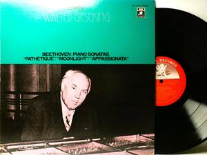 LP EAC-70197 【ピアノ】　ワルター・ギーゼキング　ベートーヴェン　ピアノ・ソナタ 【8商品以上同梱で送料無料】