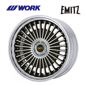 送料無料 ワーク EMITZ STANDARD DEEP RIM Odisk 12J-21 +81～－40 5H-114.3 (21インチ) 5H114.3 12J+81～－40【4本セット 新品】