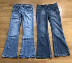 Mudd JEANS  KALI dEniM co. フレアジーンズ　セット