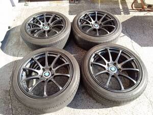 即決！BMW　F30　F31　ADVAN Racing RS 18×8.5J +38 5H PCD120 ヨコハマ　ADVAN　デシベル　V552　225/45R18　4本セット