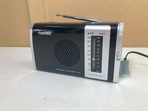 東芝 TOSHIBA 防水充電ラジオ TY-JR50(B) 元箱付き ・・・受信可ですが 充電池が寿命のようです。