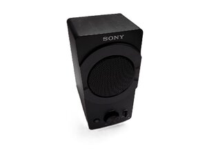 ●一円スタート●SONY サテライトスピーカーL側　SRS-D5/mo-K-60-5595/空気/振動/変える/装置/音響装置/入力/電気信号/音/コンポーネント