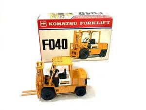 ■新正工業 KOMATSU/コマツ FORKLIFT/フォークリフト FD40 1/25 No.616 トラック ミニカー 車 (48062TT4) 