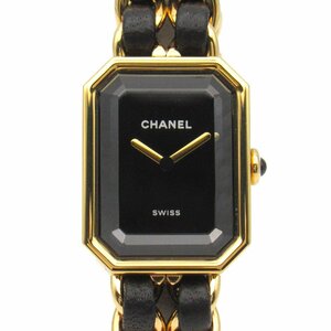 シャネル プルミエール オリジナルエディション M ブランドオフ CHANEL GP（ゴールドメッキ） 腕時計 GP/革 中古 レディース