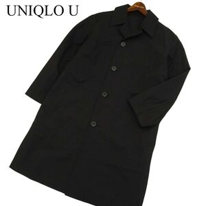 21aw UNIQLO U ユニクロ ユー ルメール 通年 コンフォート ステンカラー スプリング コート Sz.S　メンズ 黒　C3T00852_2#O