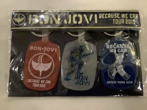 未開封 BONJOVI BON JOVI 2013 tour BECAUSE WE CAN TOUR 2013 ボン ジョヴィ ボンジョヴィ ツアーグッズ キーホルダー KEYHOLDER