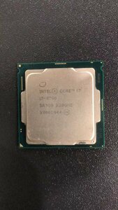 CPU インテル Intel Core I7-8700 プロセッサー 中古 動作未確認 ジャンク品 - A500