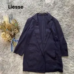 Liesse リエス テーラードジャケット 7分袖 ストレッチ素材