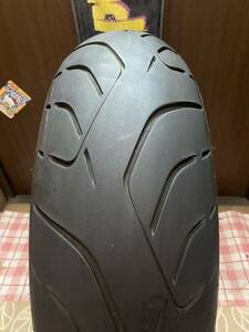 中古MCタイヤ 2021年製造 DUNLOP SPORTMAX ROADSMARTⅢ 180/55ZR17 ダンロップ スポーツマックス ロードスマート3 180 55 17 0621 A3158