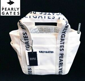 新品 正規品 【白】ゴルフPEARLY GATES 【定番】カートバッグ (UNISEX) 男女兼用モデル パーリーゲイツ