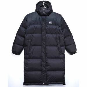 【送料無料】CANTERBURY(カンタベリー)/RA71662 DOWN COAT/ダウンコート/ベンチコート/ブラック/ラグビー/メンズ/XLサイズ