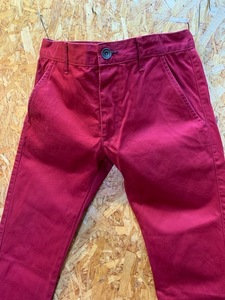 メンズ パンツ Dr.DENIM JEANS MAKERS ドクターデニム カジュアル レッド 赤 チノ スリム 細身 FD395TC/W31