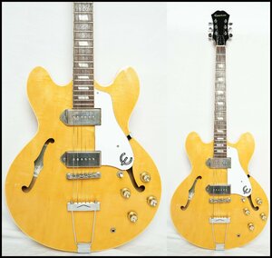 ★Epiphone Japan★1965 ELITIST CASINO NATURAL フルアコ 日本製 カジノ 美品 HC付 エピフォン★