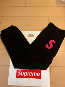 supreme 19aw s logo sweat pant エスロゴ　XL ブラック　黒　シュプリーム　エスロゴ　スウェット　パンツ