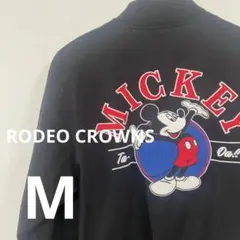 RODEO CROWNS   スタジャン　ブルゾン　ブラック　M   ディズニー