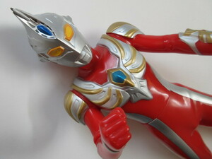 サイズ約30cm！ウルトラマンマックス(構えポーズ)　ビッグサイズソフビフィギュア／商品説明欄全部必読！入札条件＆取引条件厳守！