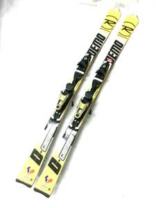 1000円スタート スキー板 ROSSIGNOL ロシニョール D-GAMMA 156cm ビンディング付 イエロー 黄 スキー ウィンタースポーツ 8 WW8021★