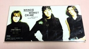 8cmCD WANDS 「WORST CRIME ~About a rock star who was a swindler~ / Blind To My Heart」