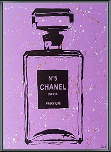 Chanel Purple Urban Chic/アーティスト不明/フレーム額装
