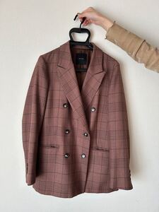 Spick＆Span スピックアンドスパン テーラード　ダブル　ブラウン　ジャケット　36　超美品