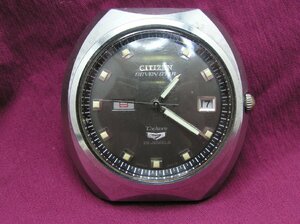 ★ハローカメラ★ 3708 CITIZEN シチズン SEVEN STAR 7 Deluxe AUTOMATIC 腕時計 動作品 23JEWELS 1697-1k 1円スタート