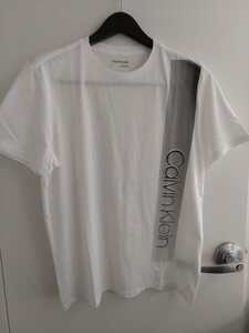 USA購入 CALVIN KLEIN カルバンクライン 半袖 ティーシャツ Tシャツ ホワイト 白色 M L サイズ 新品未使用