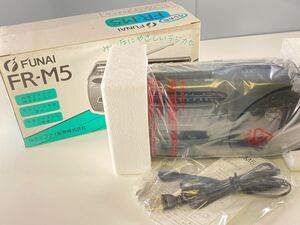 ★未使用品 FUNAI フナイ FR-M5 録音 再生 ラジオカセット ラジカセ ラジオ レコーダー FM AM 防災 災害 対策 昭和 現状品 管理TO965