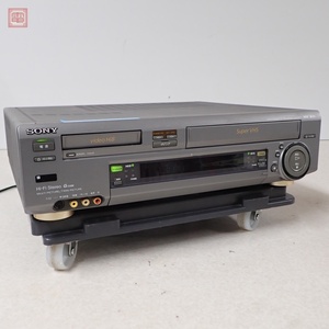 ★SONY ビデオデッキ WV-ST1 Hi8/VHS ダブルビデオ 通電OK VIDEO CASSETTE RECORDER ソニー ジャンク パーツ取りなどにどうぞ【40