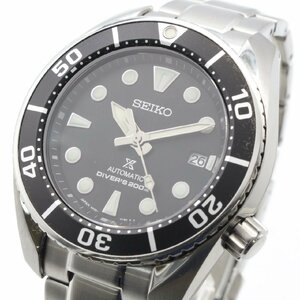 4445▲ SEIKO 腕時計 PROSPEX SBDC083 200m空気潜水用防水 機械式 自動巻 手巻付 逆回転防止ベゼル スクリューバック ブラック【0703】