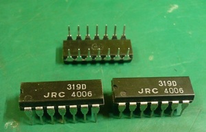 2回路入り高速コンパレータ　ＮＪＭ３１９Ｄ　ＪＲＣ　３個セット