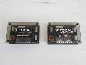 美品 Focal Elite K2 Power ES 165 KX2 付属クロスオーバー バイアンプ対応