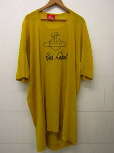 ViVienne Westwood RED LABEL ヴィヴィアンウエストウッド レッドレーベル Tシャツ ワンピース 半袖 プリント サイズ:00 ∩FL1073