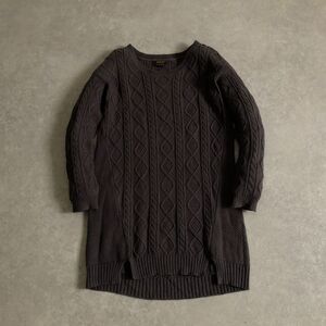 TORRAZZO DONNA●ケーブル編み ニット ワンピース●トラッゾドンナ