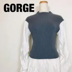 GORGE ゴージ　長袖チュニック　ハイネック