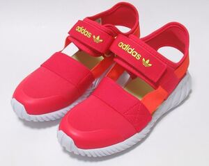 adidas DOOM SANDAL C レッド オレンジ 19cm アディダス ドゥ―ム サンダル ビーサン クロッグ キッズ ガールズ FV7597