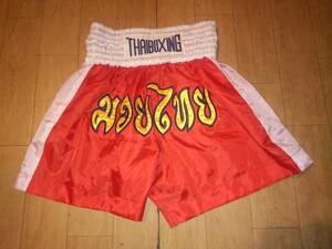 MADE IN THAILAND / THAI BOXING 東南アジア 格闘技 ムエタイ パンツ ボクシング キックボクシング ショートパンツ 短パン★運動着