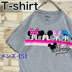 YF18【US輸入】Disney(ディズニー)　半袖Tシャツ【メンズS】グレー